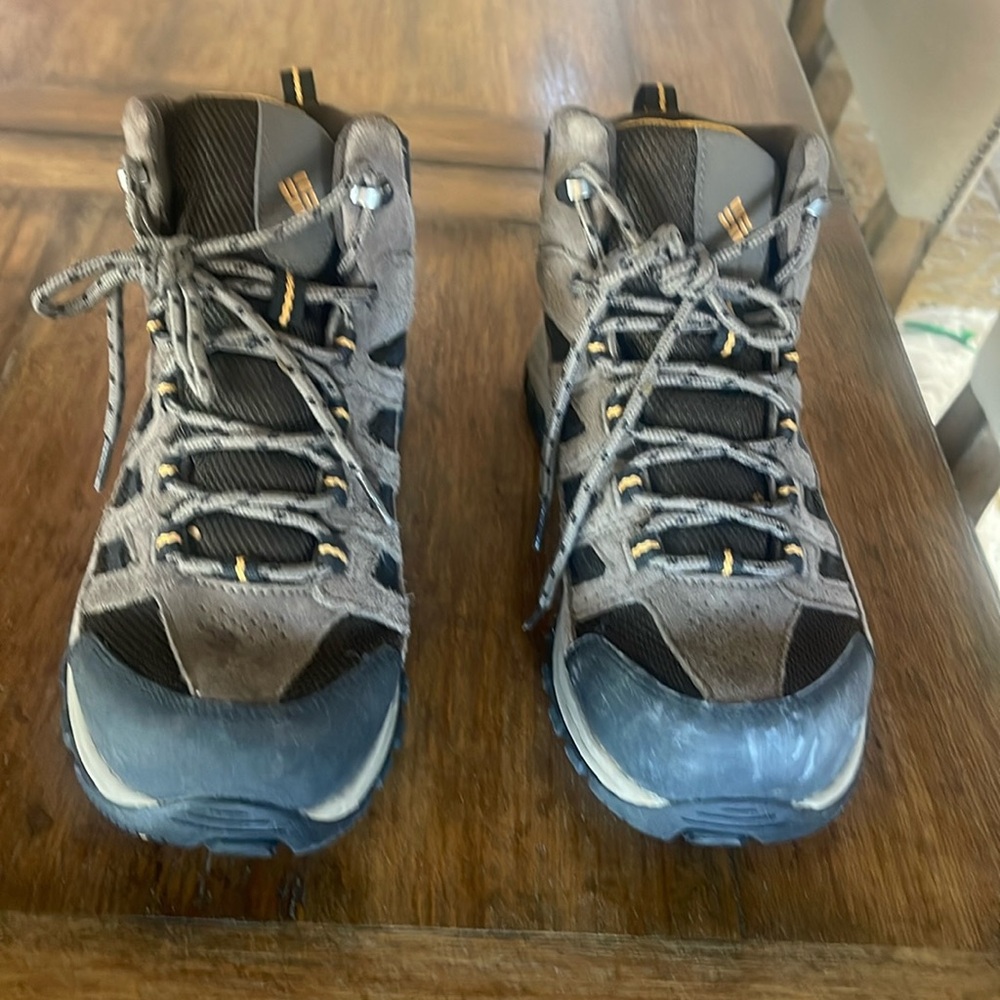 Columbia Waterproof Brown Mens Hiking Boots